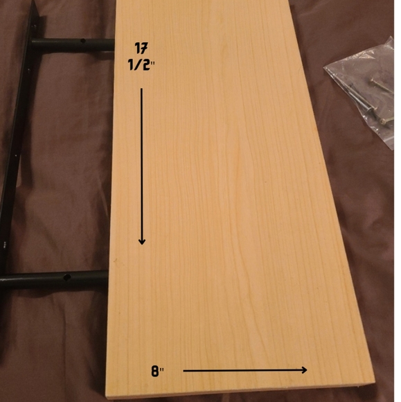 Tan floating shelf - Picture 4 of 4